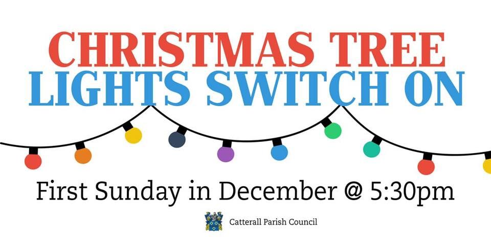 Catterall Christmas Tree Lights Switch On