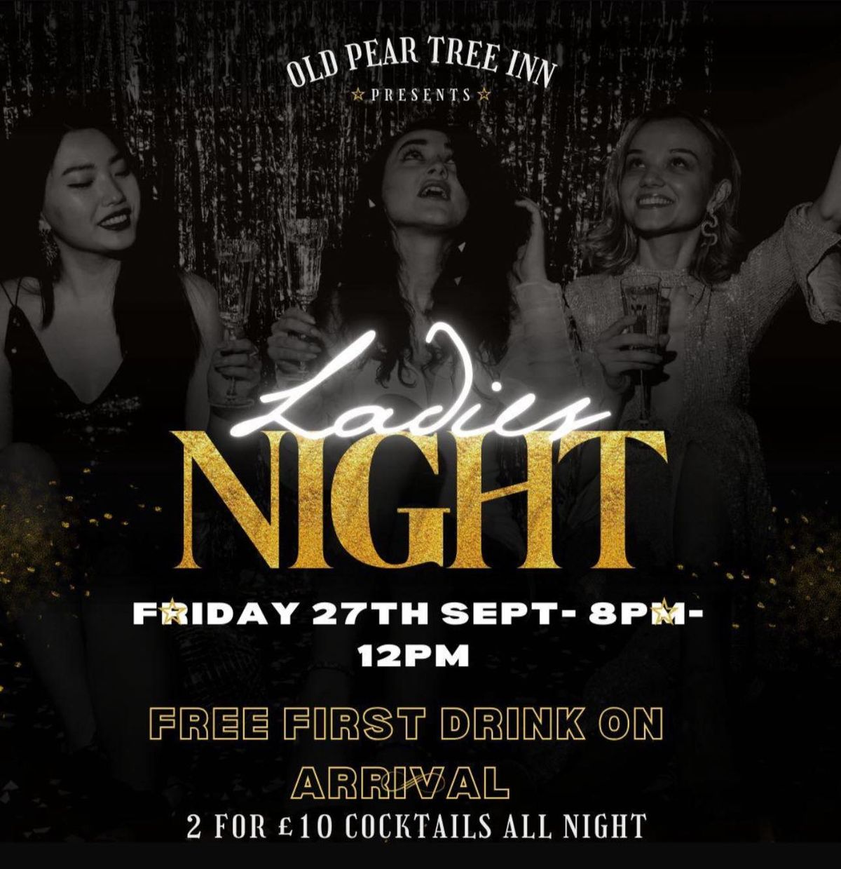 Ladies Night at The Old Pear Tree Inn - Free Event 