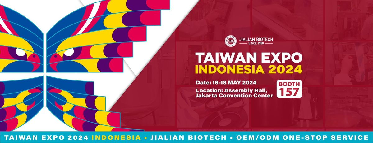 JIALIAN BIOTECH X TAIWAN EXPO INDONESIA 2024