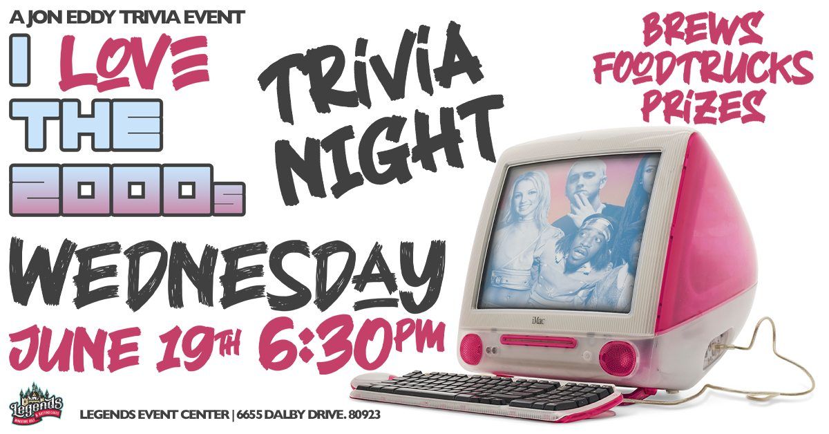I Love The 2000s Themed Trivia hosted by Jon Eddy - Wednesday, June 19th, 2024 - Legends Mini-Golf