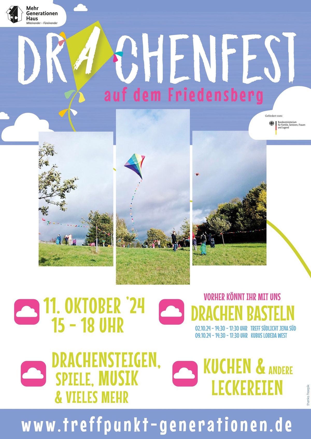 Drachenfest auf dem Friedensberg