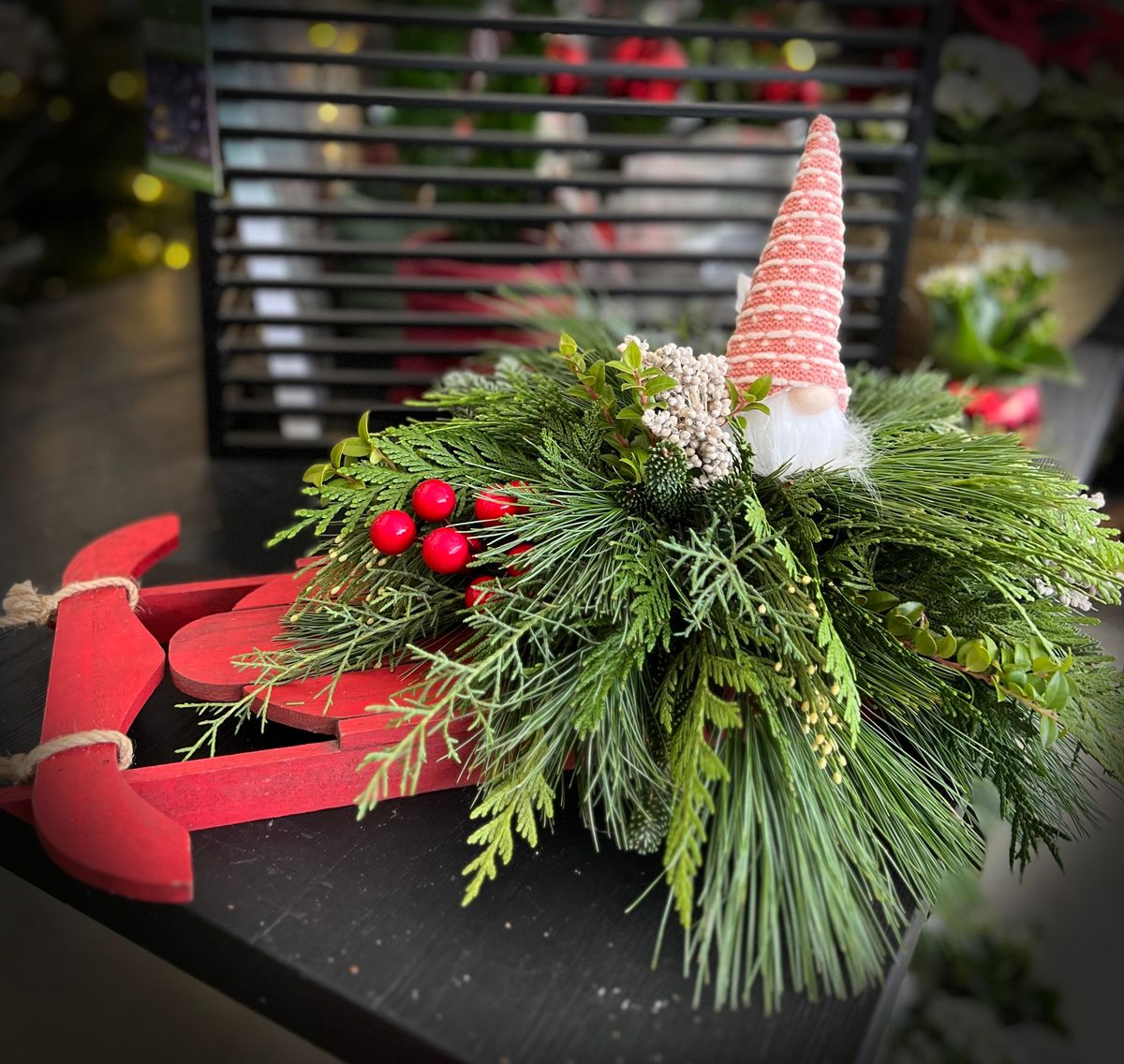 Sleigh Gnome Centrepiece Workshop