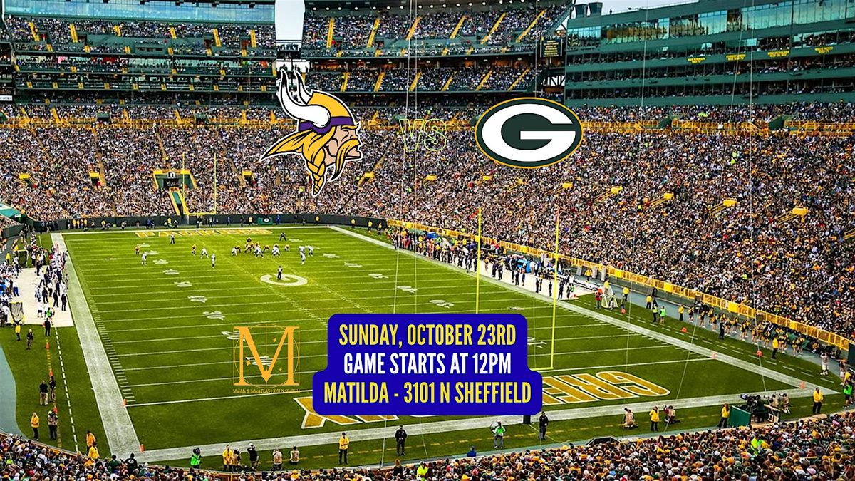 Watch the Green Bay Packers, as they host the Minnesota Vikings at Lambeau!
