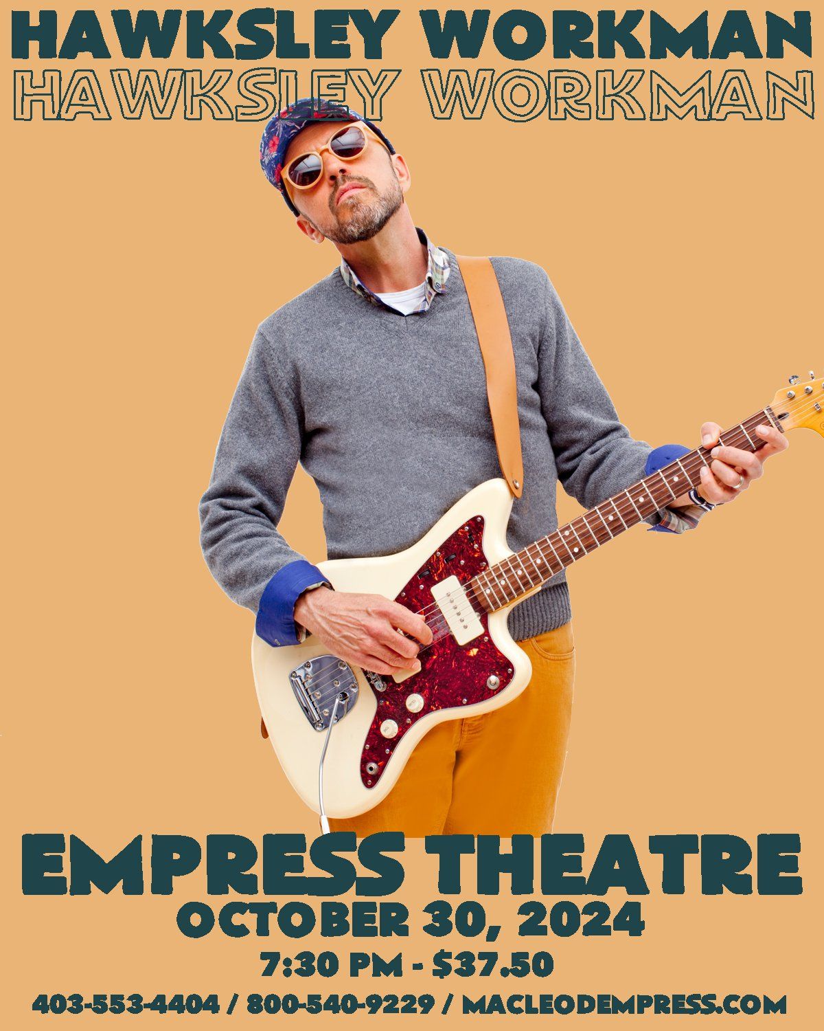 Hawksley Workman at Mary Irwin Theatre at Rotary Centre for the Arts