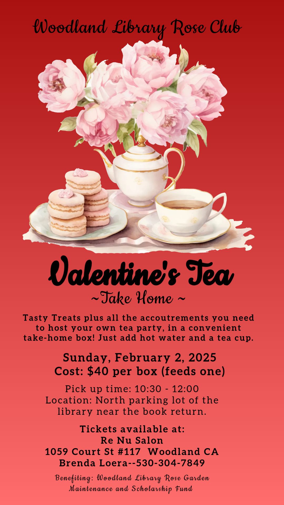 Annual Valentines Tea To-Go