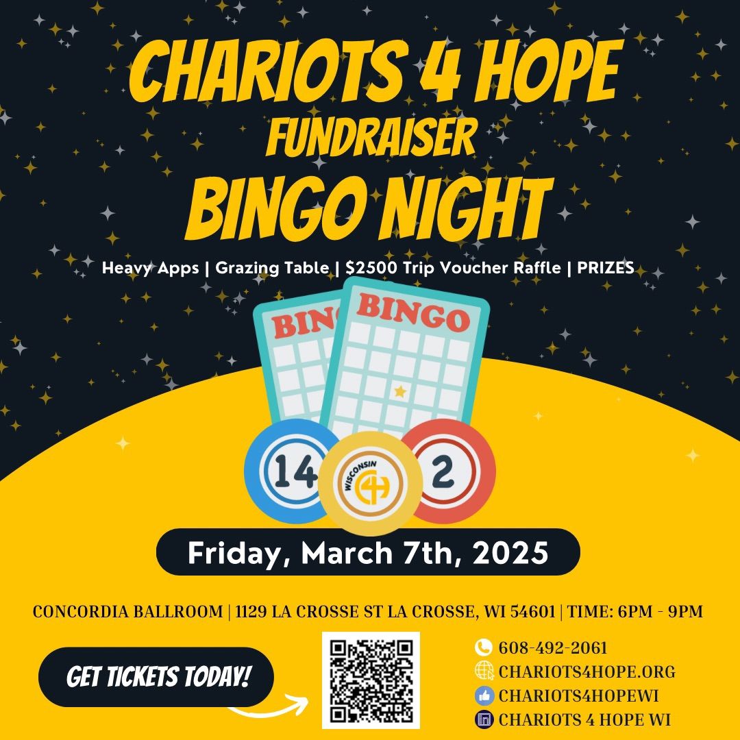 BINGO NIGHT FUNDRAISER - CHARIOTS 4 HOPE WI 