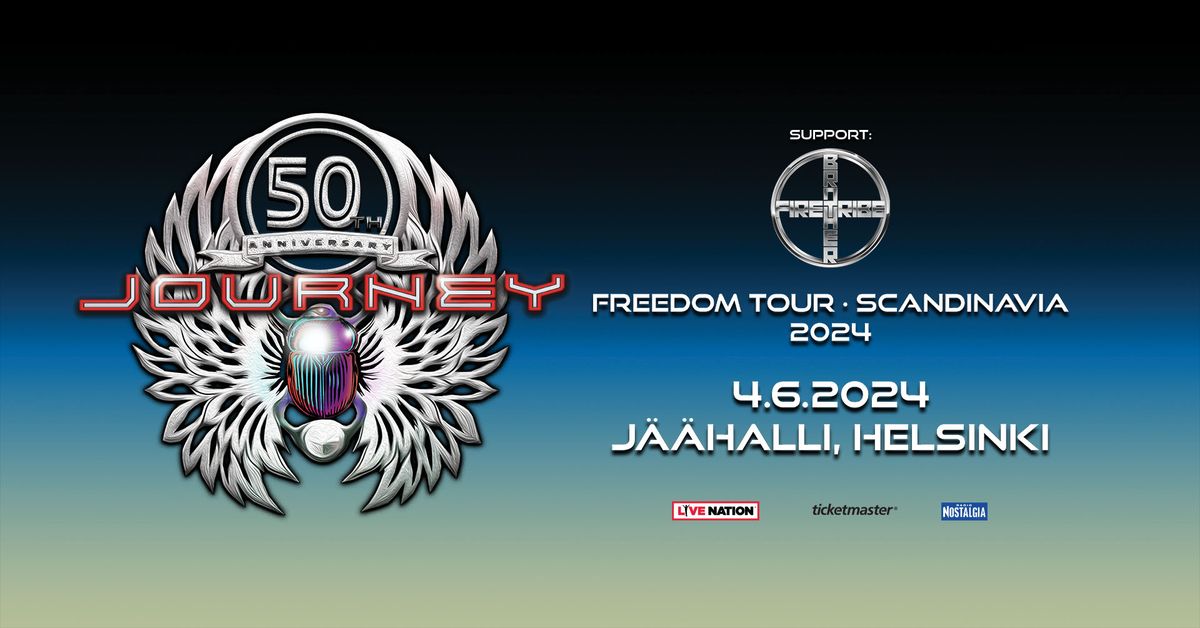 Journey (US): Freedom Tour, Helsingin J\u00e4\u00e4halli 4.6.2024