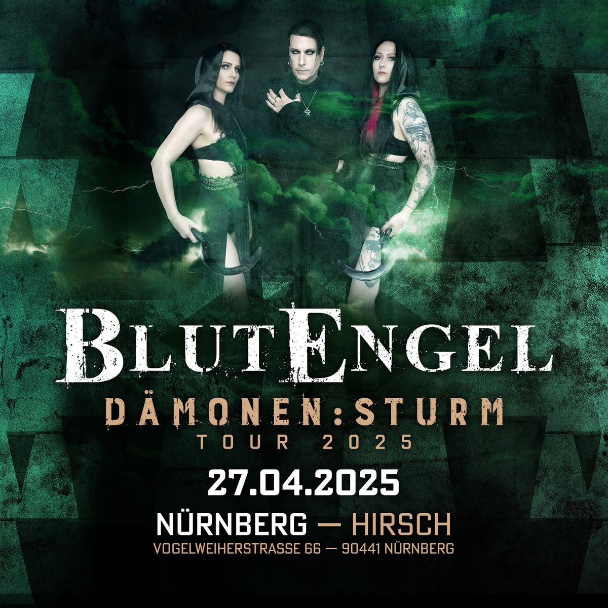 Blutengel - D\u00c4MONEN:STURM Tour - N\u00fcrnberg