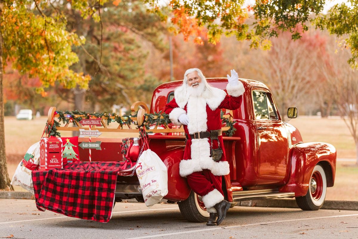 Santa at the Snellville Christmas Parade and Tree Lighting