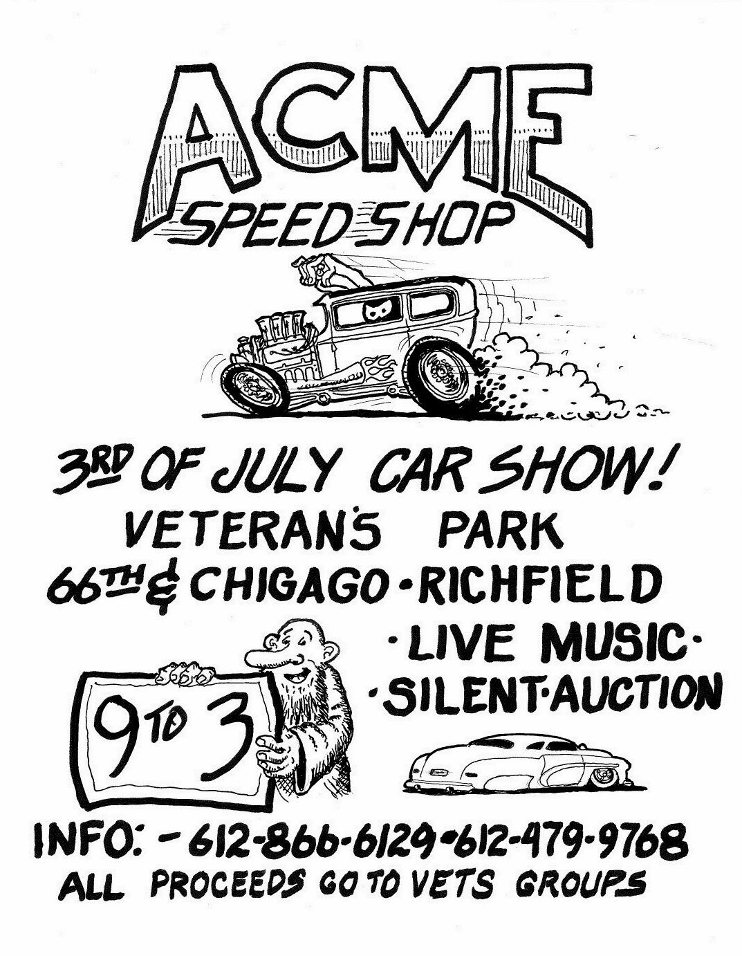 Acme Speedshop July 3RD. Car Show