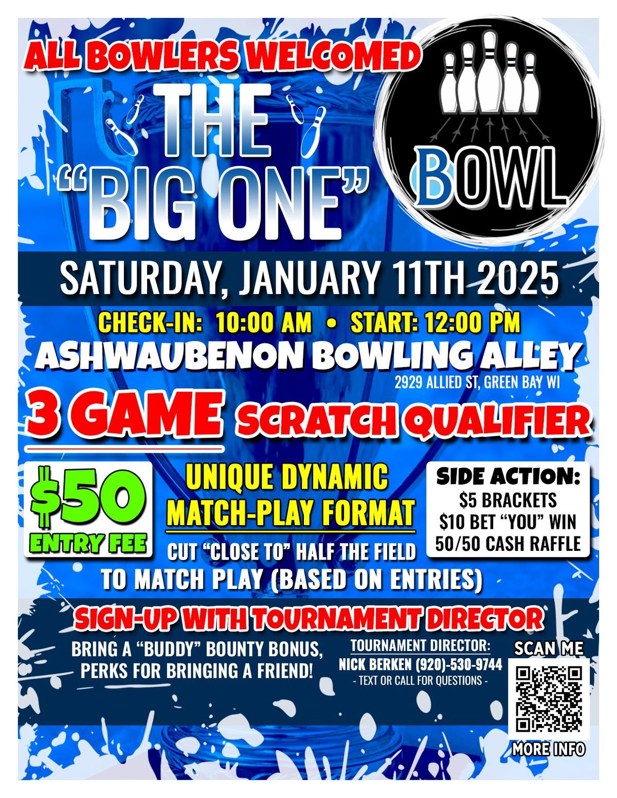 BOWL "Big One" at Ashwaubenon Bowling Alley