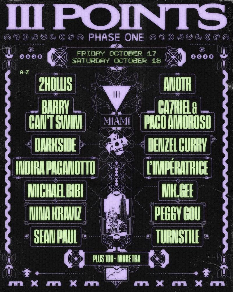 III Points Music Festival:Sean Paul  Michael Bibi  Denzel Curry & Peggy Gou - Friday