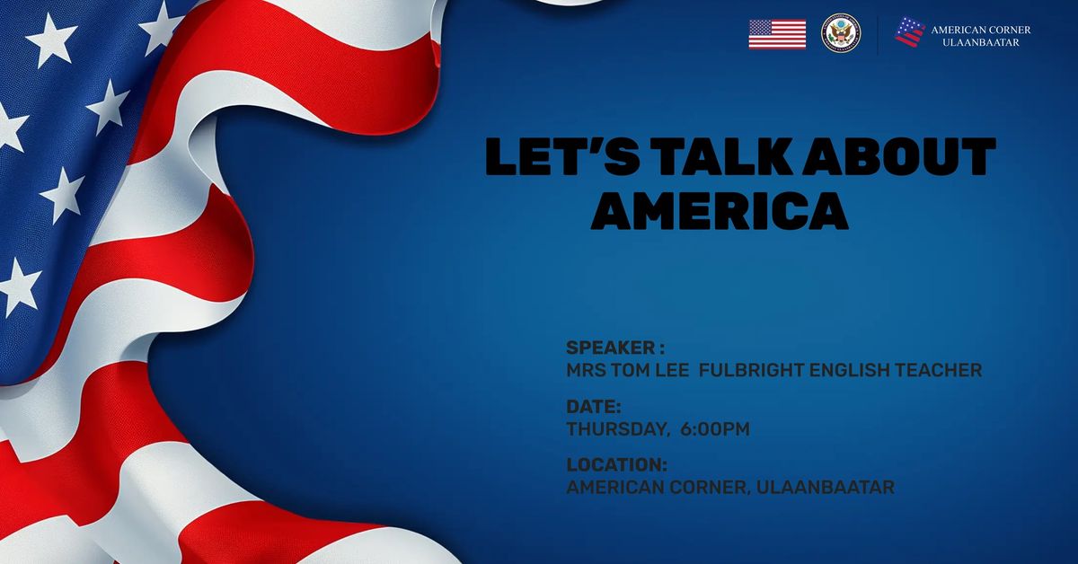 Let's talk about America series lecture