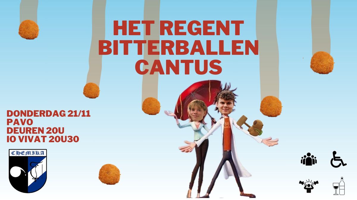 Het regent bitterballen cantus Chemika