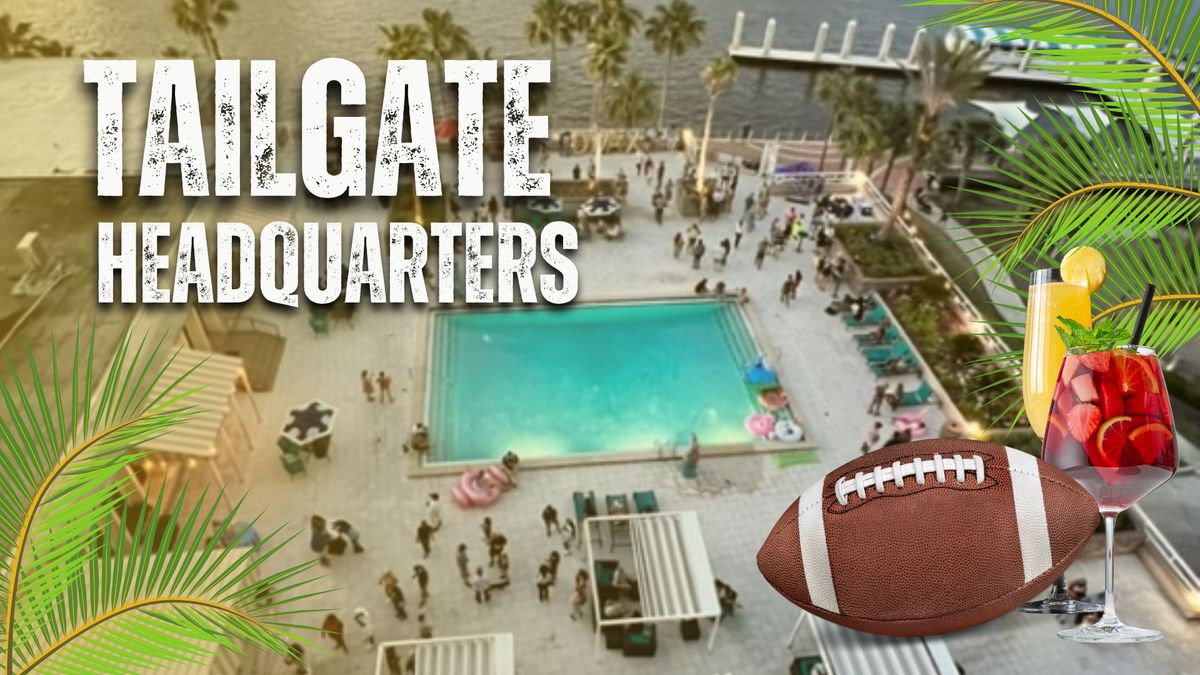 Poolside Football Tailgate 