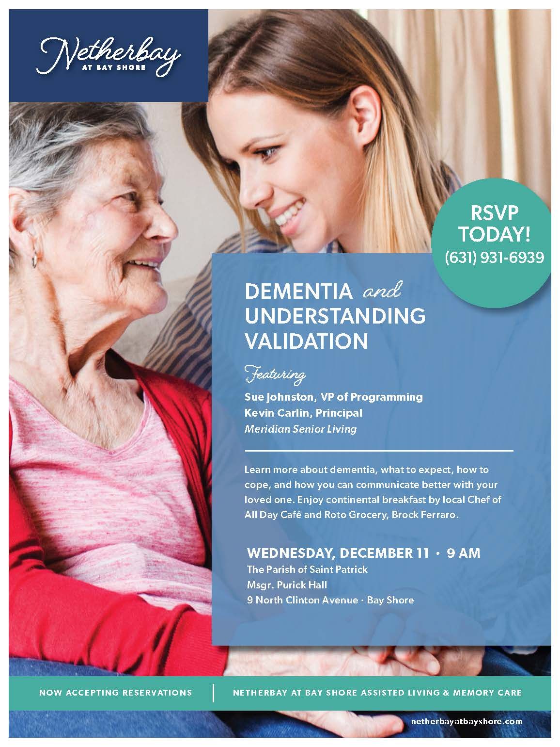 Educational Event | Dementia & Understanding Validation 