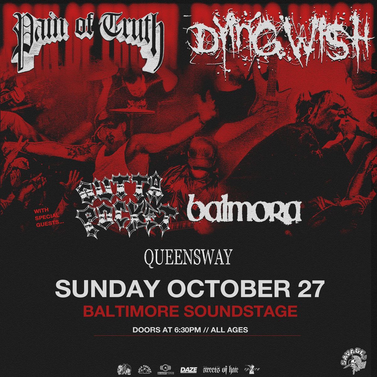 Dying Wish & Pain Of Truth w\/ Outta Pocket, Balmora, Queensway at Baltimore Soundstage