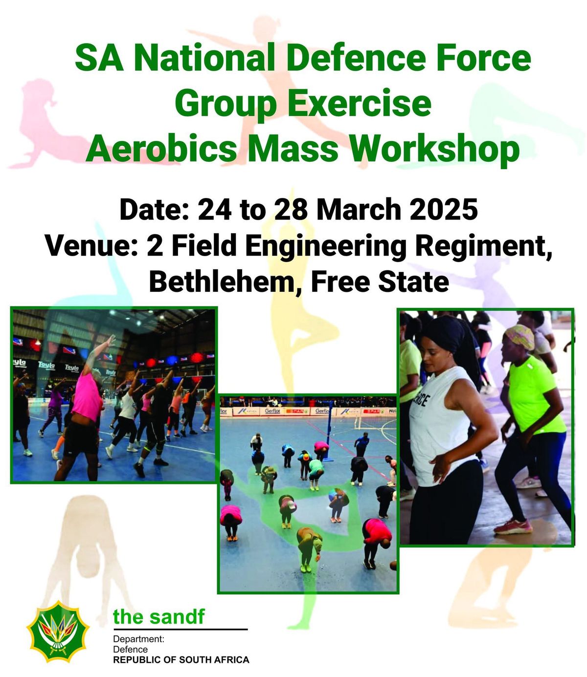 SA National Defence Force Group Exercise Aerobics Mass Workshop 