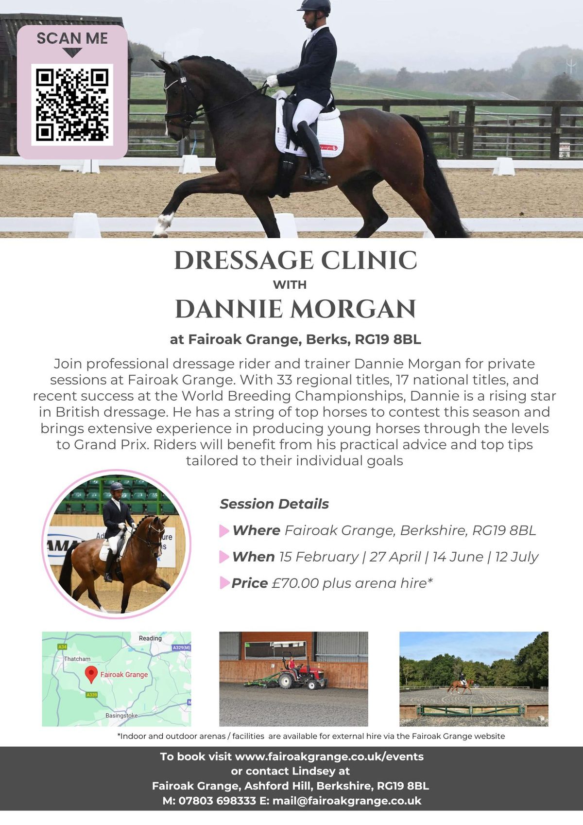 Dannie Morgan dressage clinic