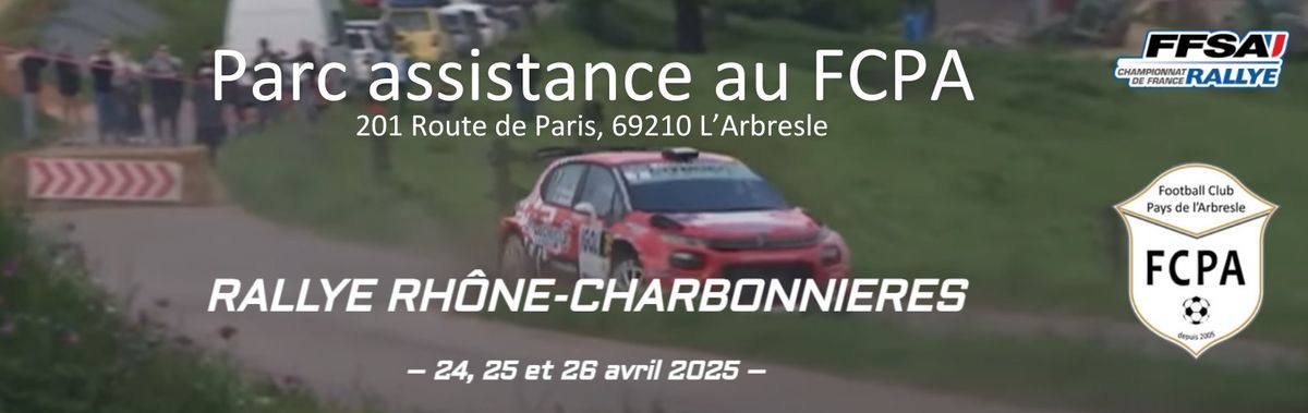 Rallye de Charbonni\u00e8res : Parc assistance de l'Arbresle