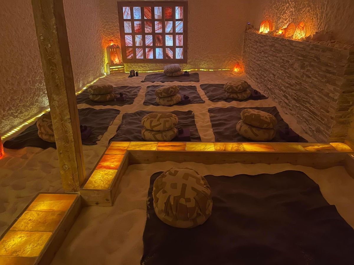 Yoga in the Salt Spa: Yin Yoga