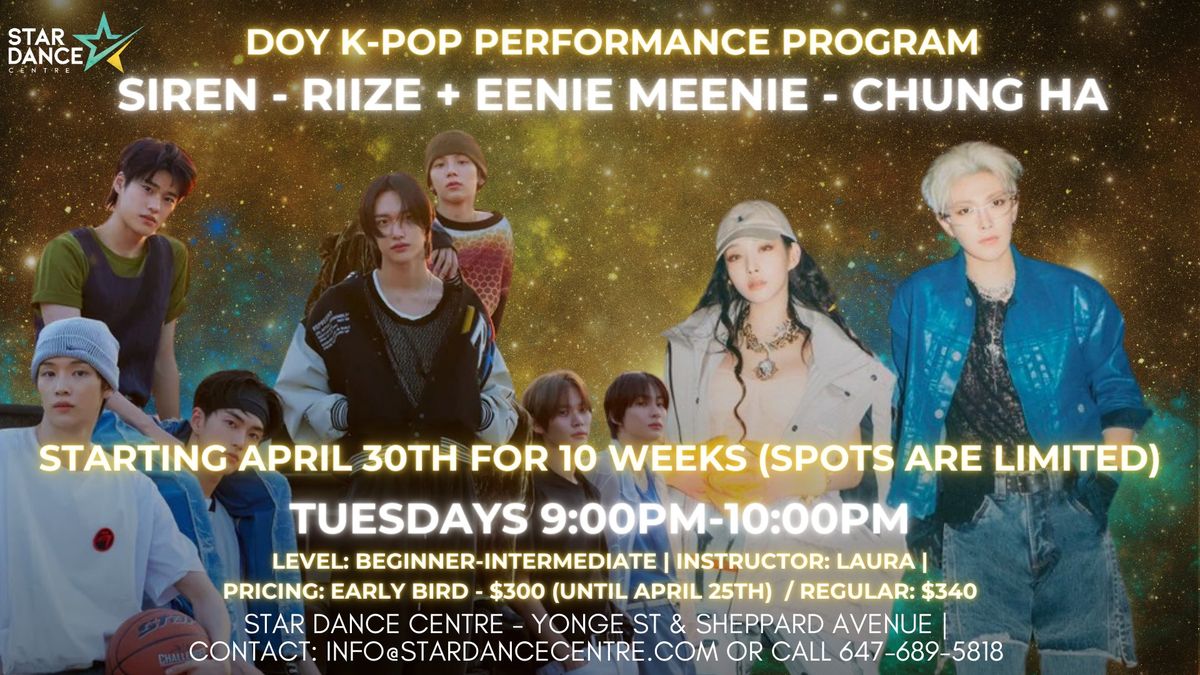 Siren - Riize + Eenie Meenie - Chung Ha | K-Pop Performance Program with Laura