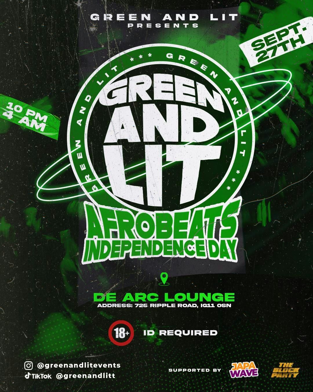 Green &amp; Lit: Afrobeats Independence Day