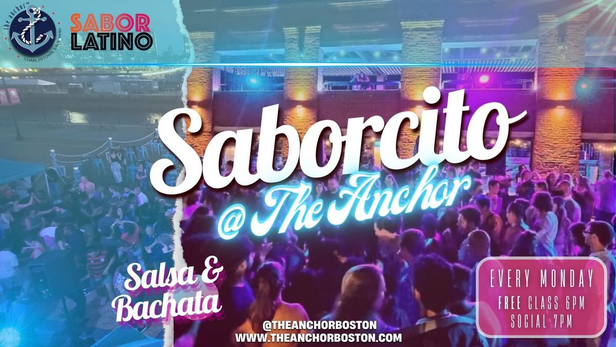 Aug 12: Saborcito @ The Anchor Salsa & Bachata Dancing, Boston Salsa Fest Kick-off Party