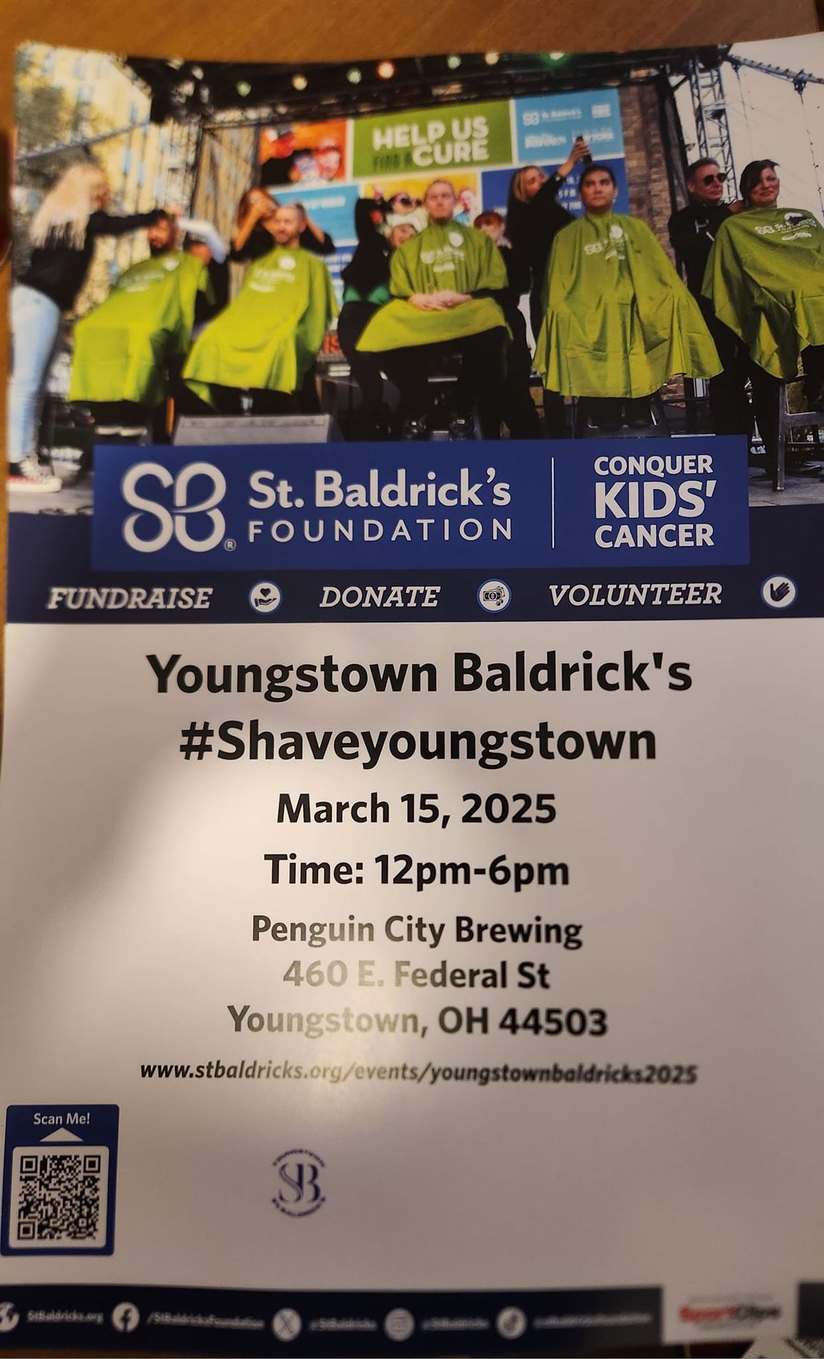 St. Baldricks Youngstown Shave Day