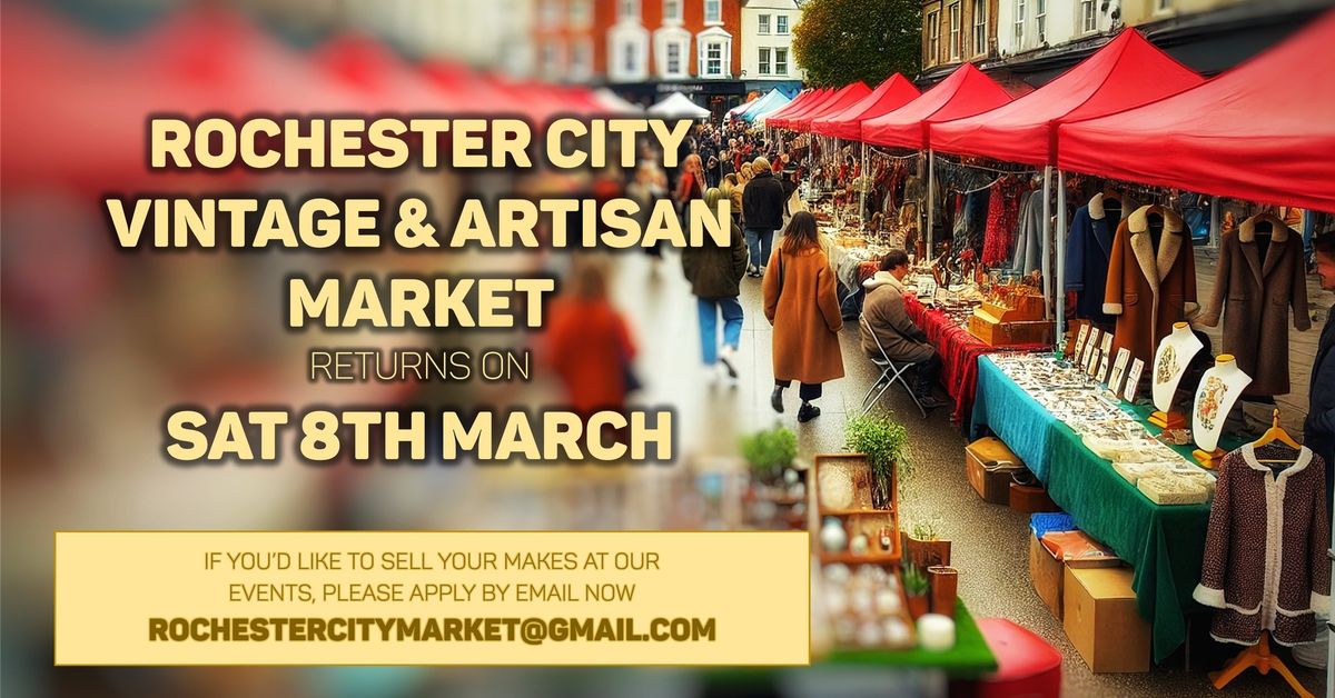 Rochester City Vintage & Artisan Market - International Women's Day event