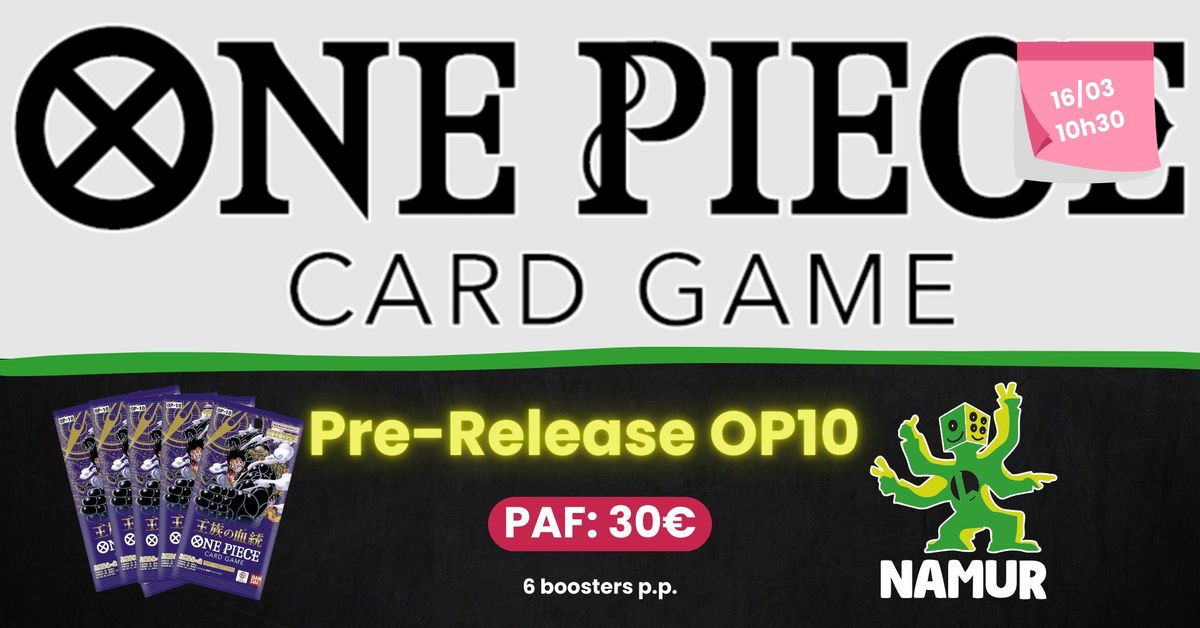 Pre-release: OP10 - Ludotrotter Namur