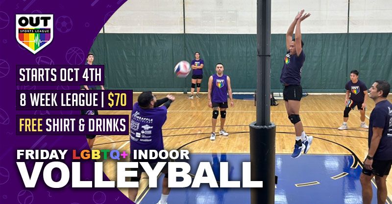 LGBTQ+ Friday Indoor Volleyball League