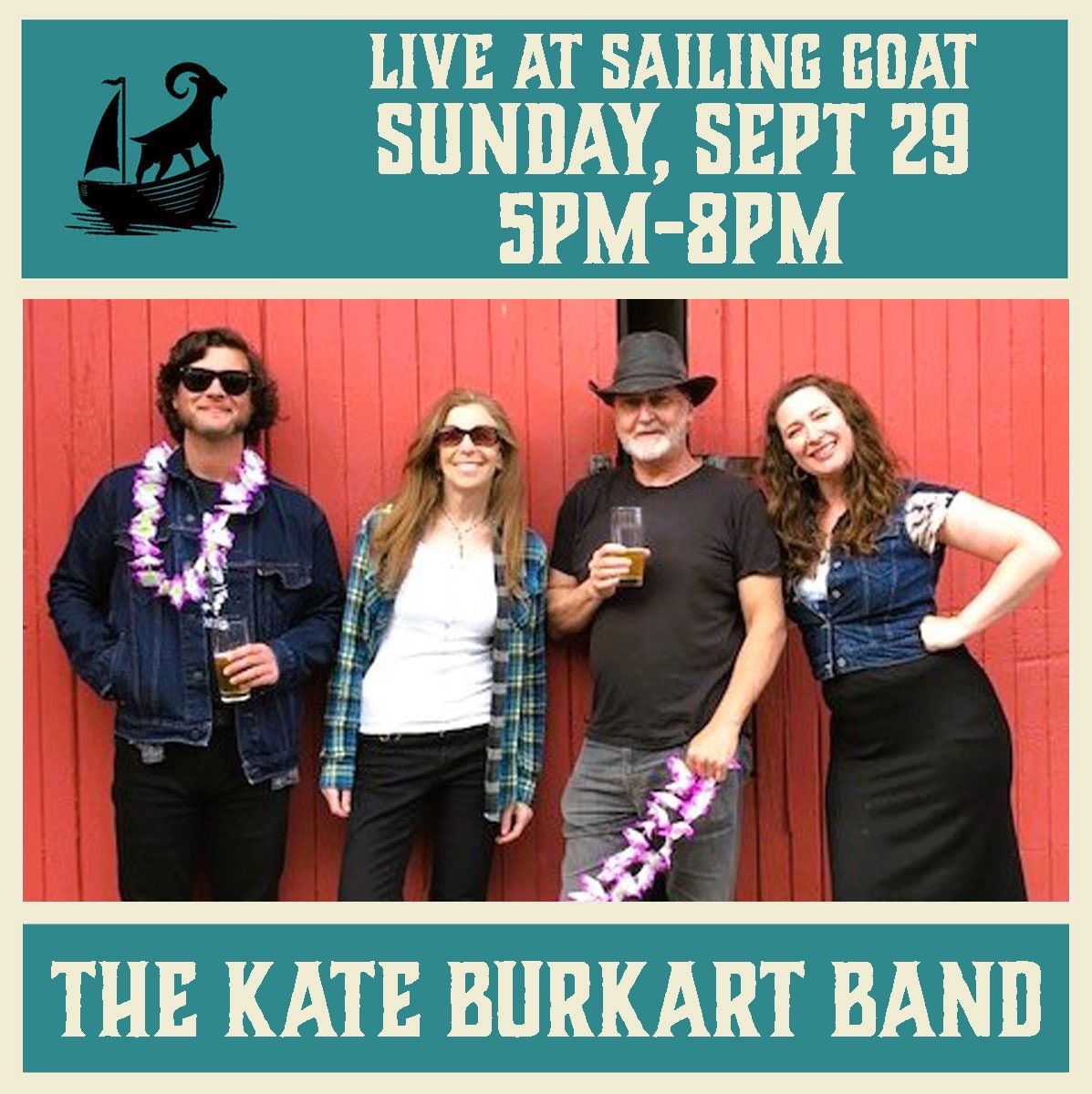 The Kate Burkart Band - Live at Sailing Goat