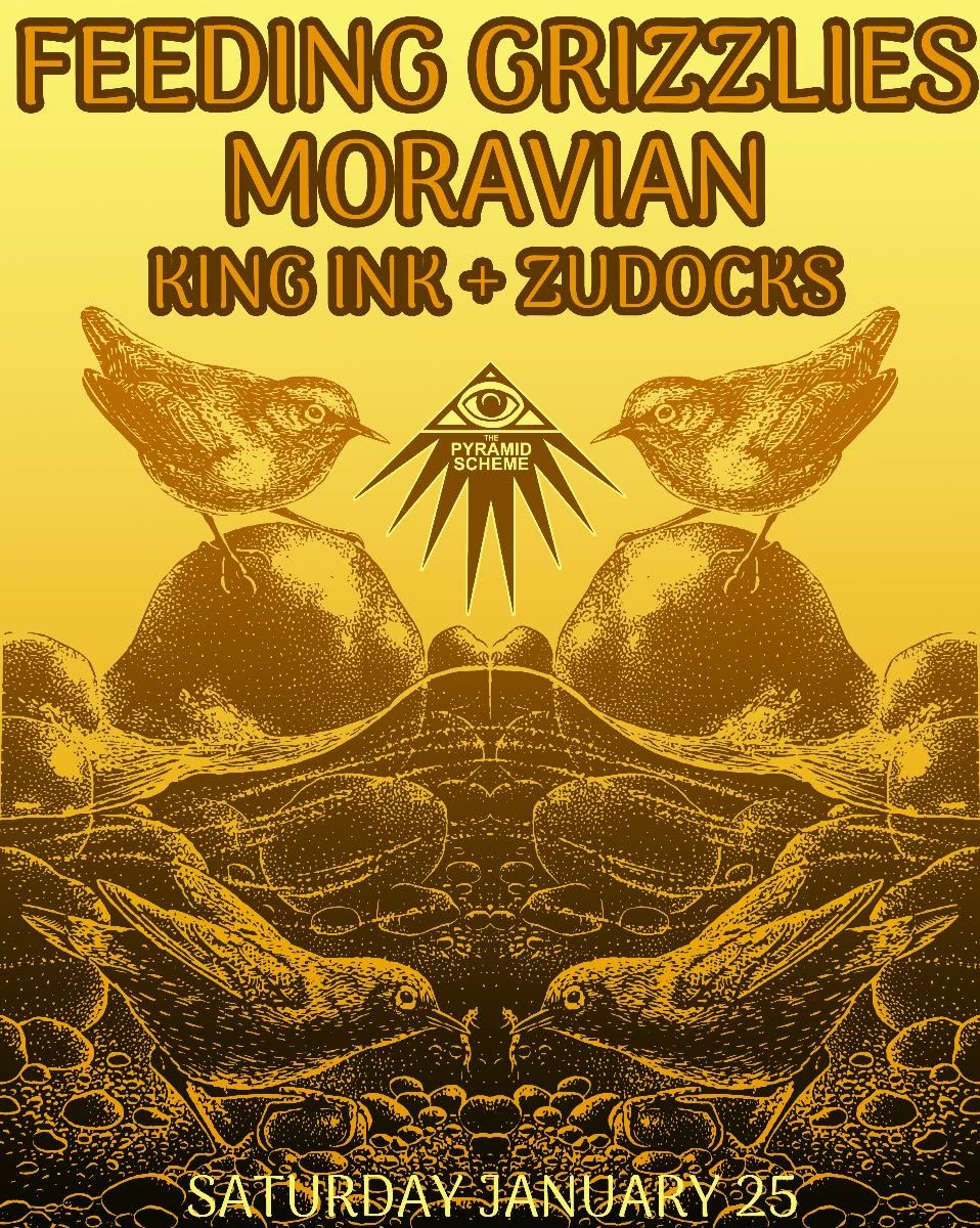 Feeding Grizzlies + Moravian + King Ink + Zudocks