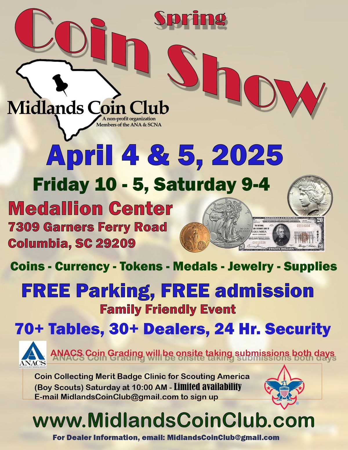 Midlands Coin Club Spring Coin Show