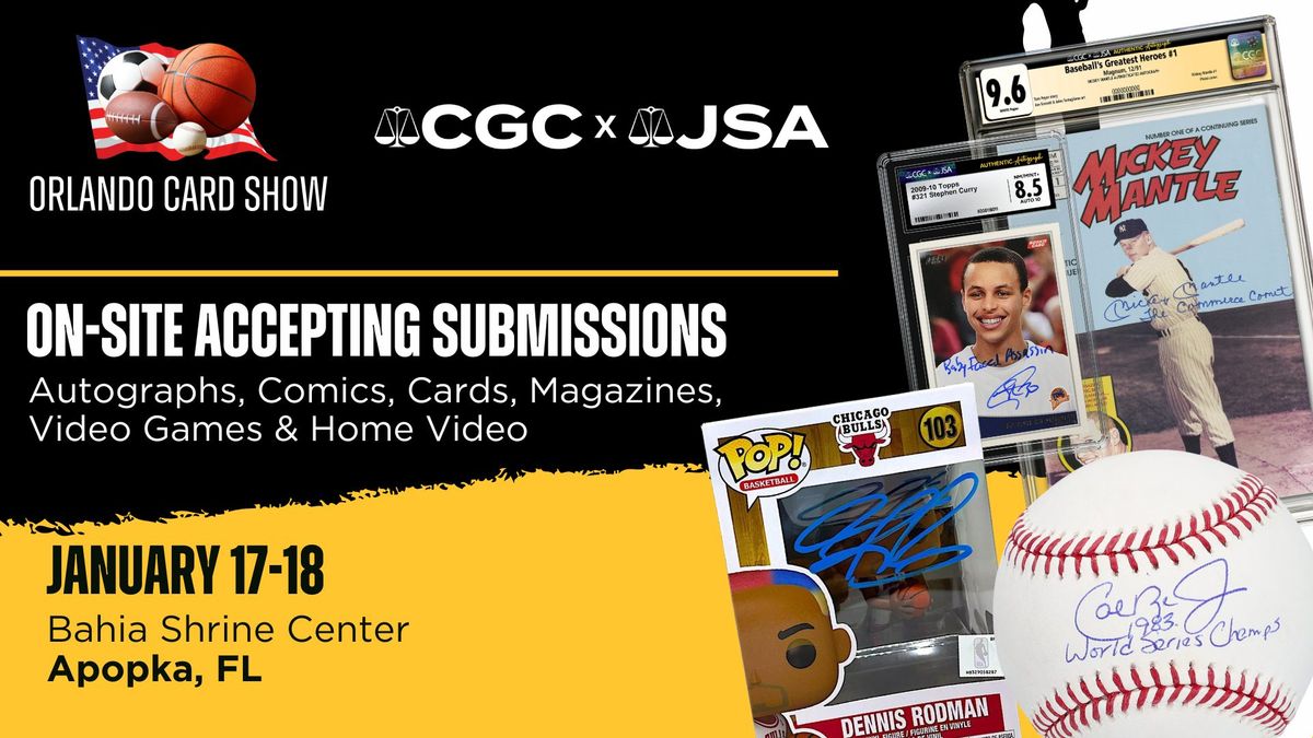 CGC x JSA at the Orlando Area Card Show