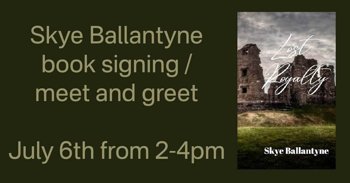 Skye Ballantyne book signing \/ meet & greet @ Book Garden in Bountiful