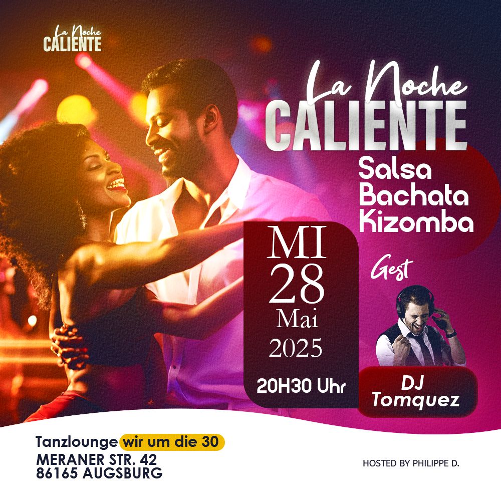 LA NOCHE CALIENTE IN TANZLOUNGE "WIR UM DIE 30" AUGSBURG 