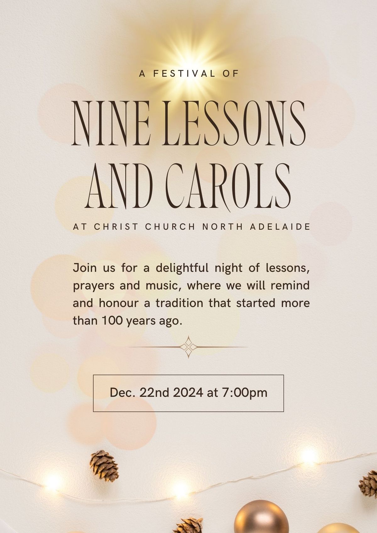 Nine Lessons and Carols