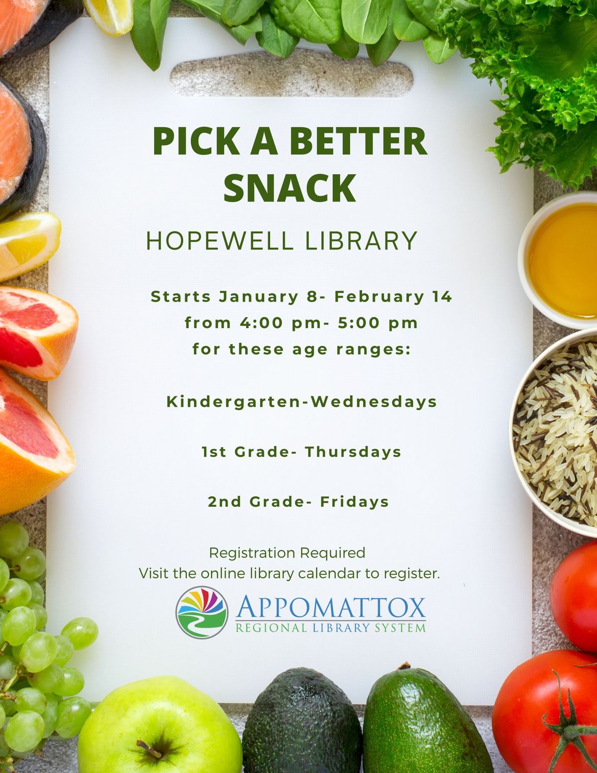 Pick a Better Snack- Hopewell Library