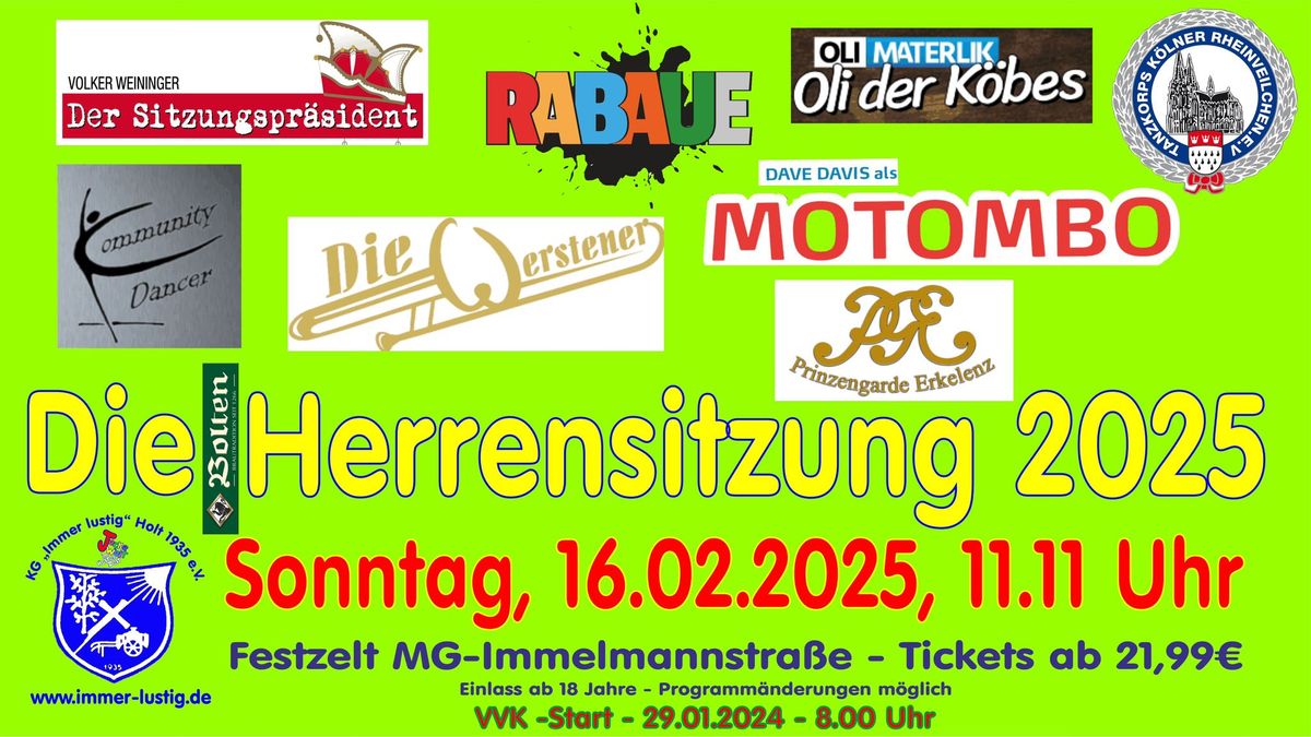 Herrensitzung Session 2025