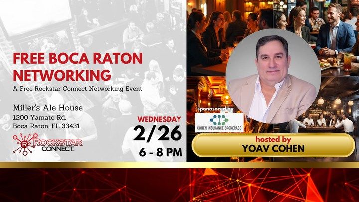 Free Boca Raton Rockstar Connect Networking Event (February)