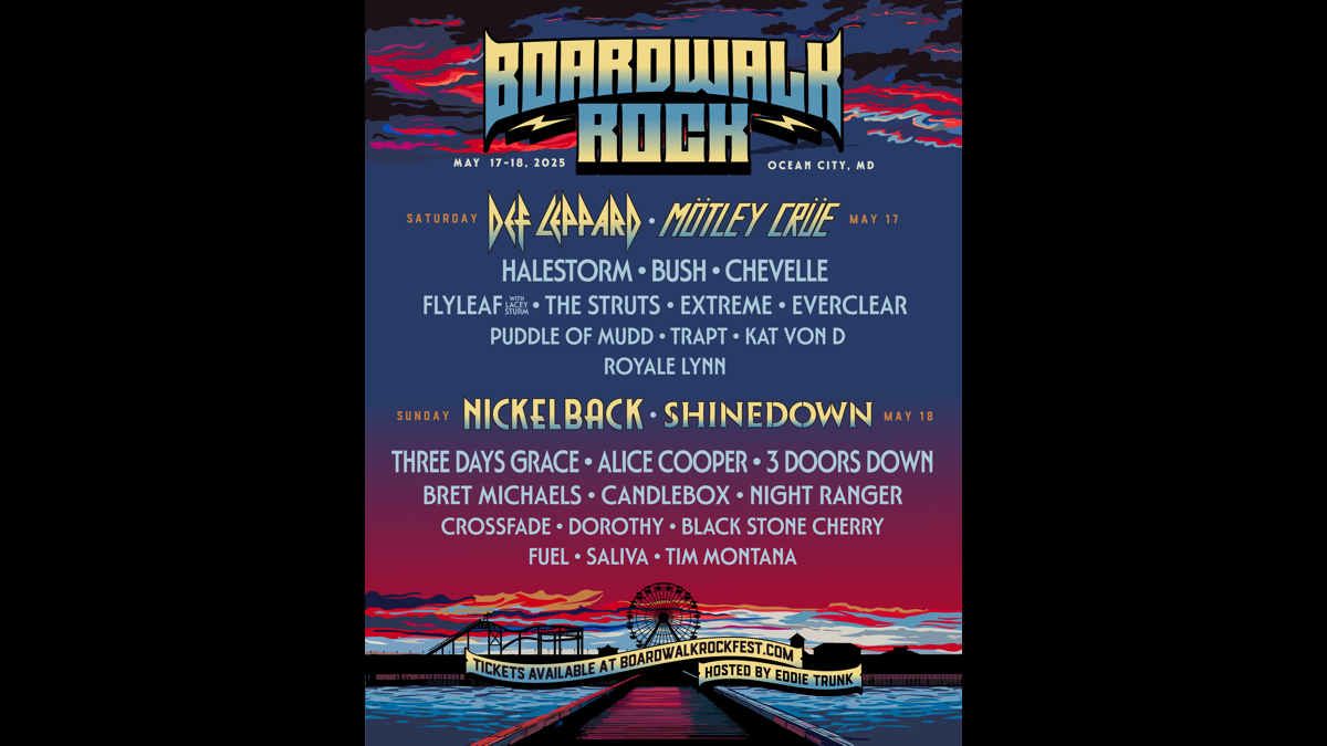 Boardwalk Rock Fest (Saturday) with Def Leppard, Motley Crue, Halestorm, and more