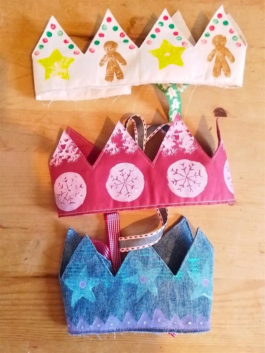 Creative Christmas Crown making workshop with Sunshine Millinery
