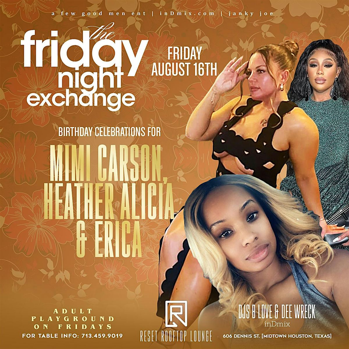 All New Friday Exchange at Reset Rooftop Lounge