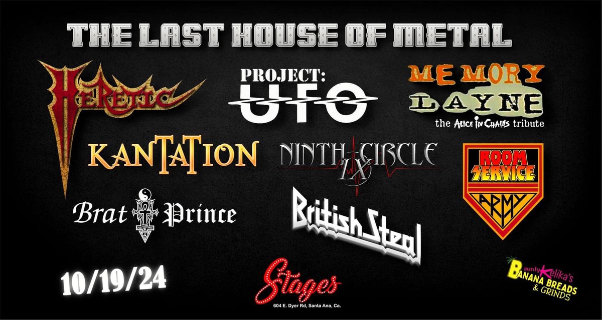 THE LAST HOUSE OF METAL AT STAGES