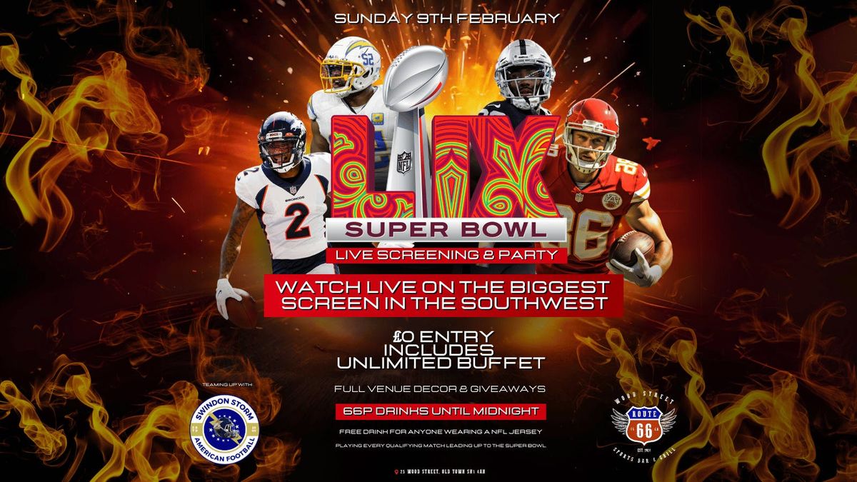 Superbowl - LIVE at Route 66