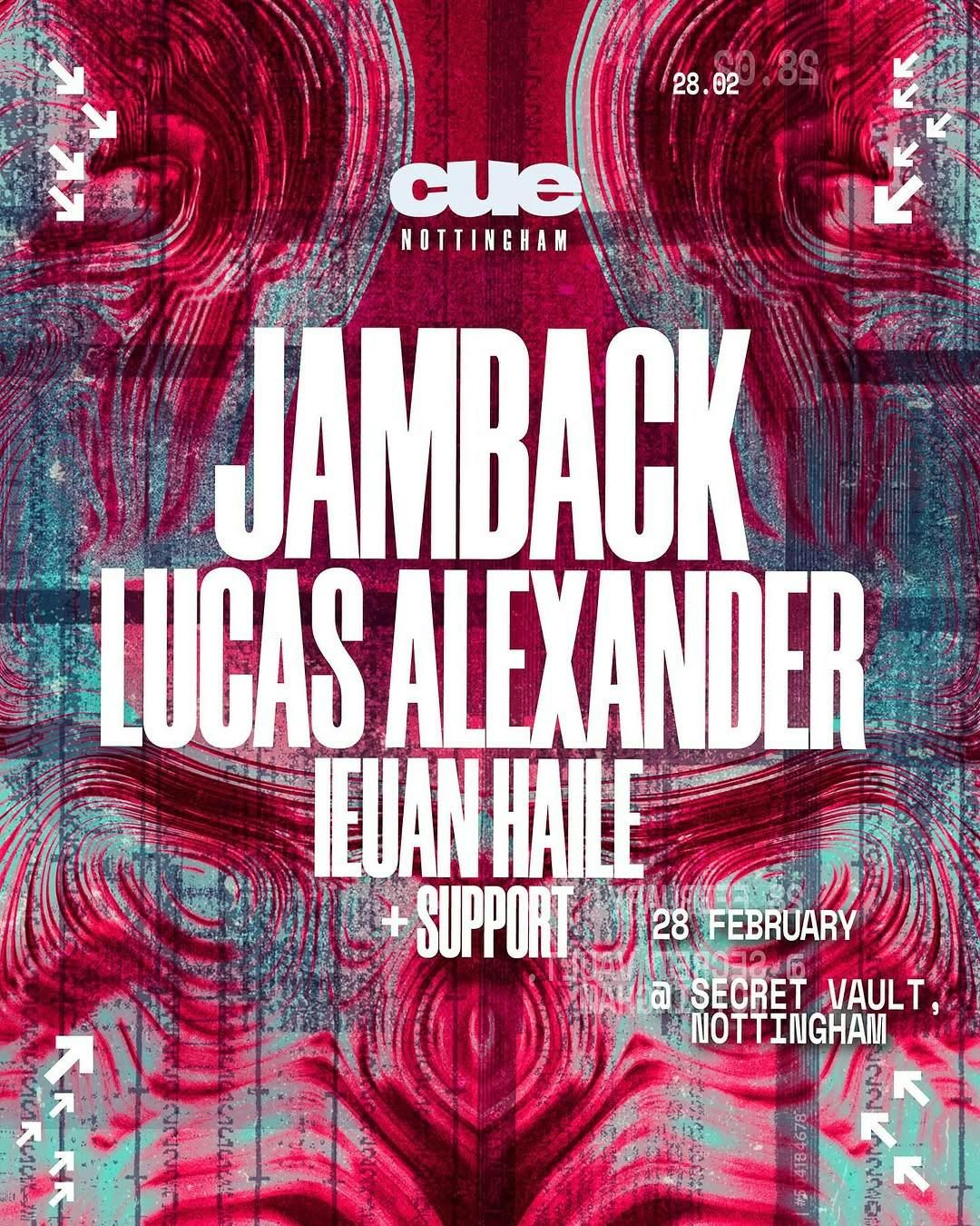 CUE Presents Jamback &amp; Lucas Alexander