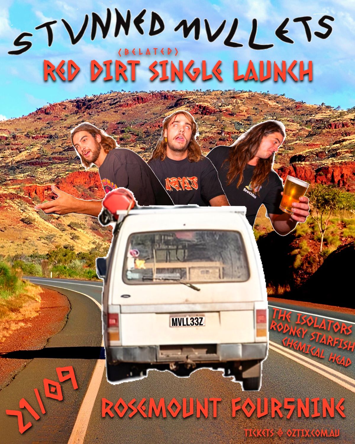 Stunned Mullets Red Dirt Single Launch 