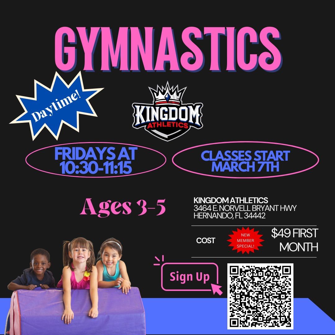 Gymnastics - Daytime - Ages 3-5